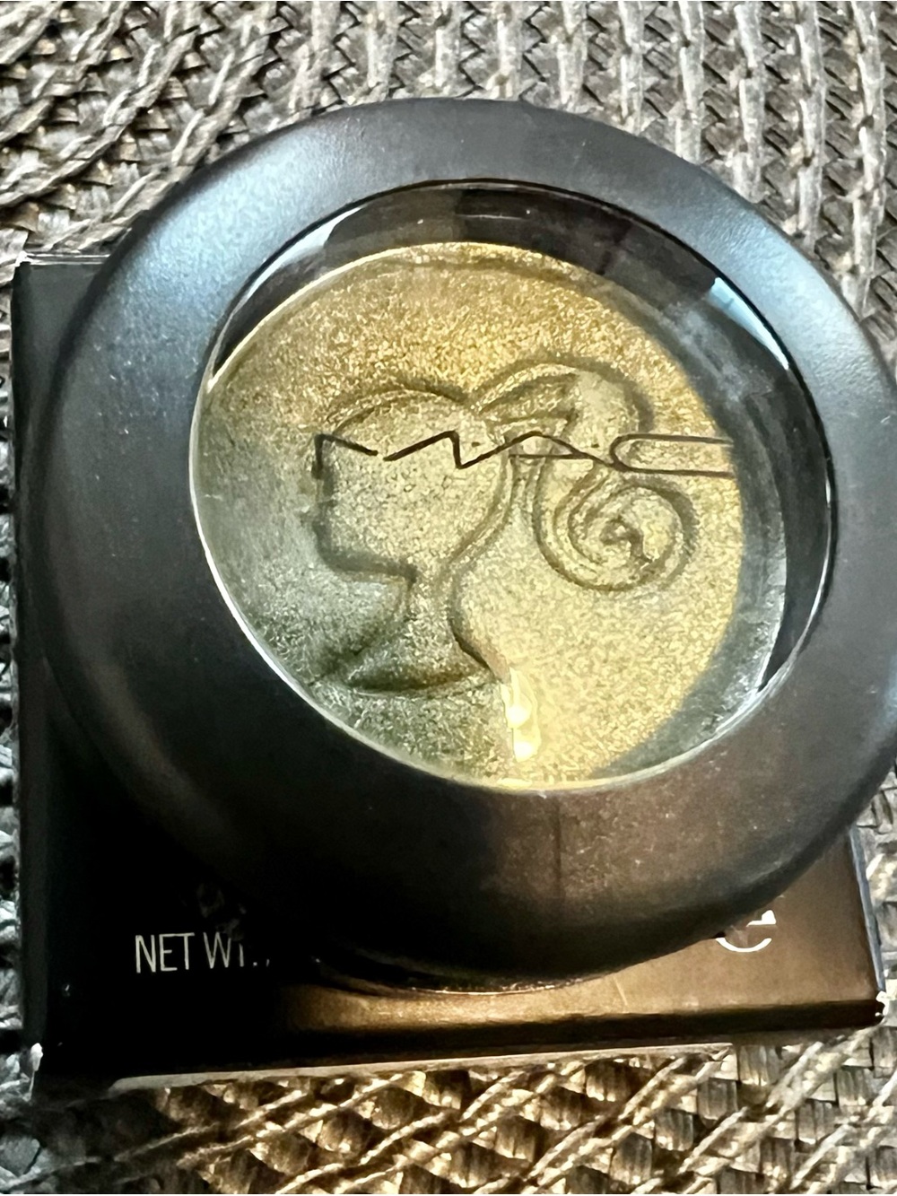 MAC Cosmetics Olive Green Shimmer Eyeshadow